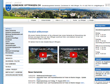 Tablet Screenshot of oftringen.ch